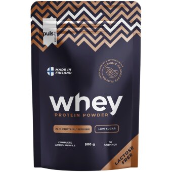 Протеиновый порошок PULS Nutrition WHEY двойной шоколад 500 гр без лактозы отечественный Протеиновый порошок PULS Nutrition WHEY двойной шоколад 500 гр без лактозы отечественный