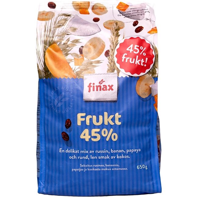Мюсли с фруктами Finax 650 гр