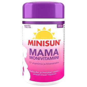 Витамины для беременных и кормящих Minisun MAMA Monivitamiini 120 таб