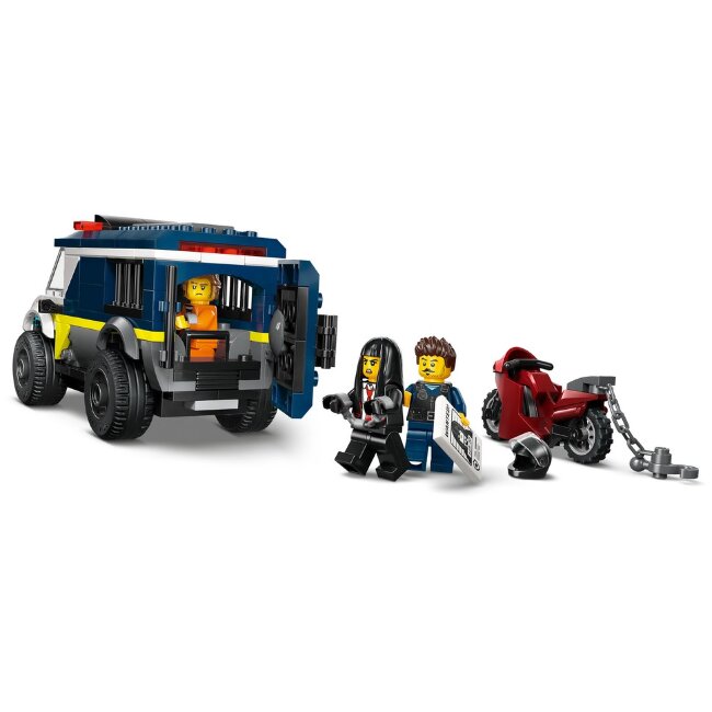 Игрушечный полицейский транспорт LEGO® City 60479 автомобиль для перевозки заключенных Игрушечный полицейский транспорт LEGO® City 60479 автомобиль для перевозки заключенных