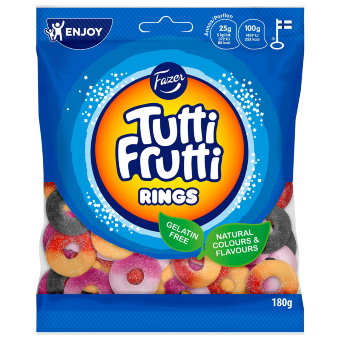 Фруктовый мармелад Fazer Tutti Frutti 180 гр