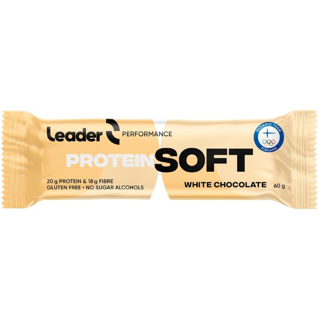 Протеиновый батончик белый шоколад SoftBar Leader 60 г
