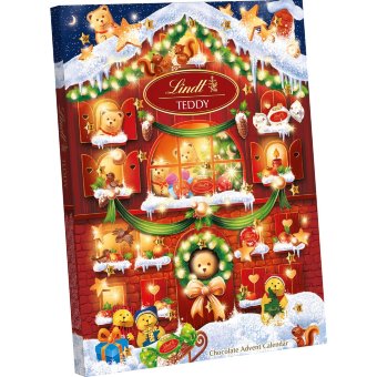 Шоколадный Адвент-календарь Lindt Teddy House 170 гр Шоколадный Адвент-календарь Lindt Teddy House 170 гр