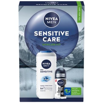 Подарочный набор NIVEA MEN Sensitive Care 2025, включает 2 продукта