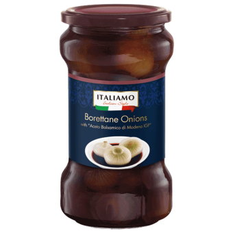Лук Borettane в бальзамическом уксусе ITALIAMO 285/590 гр