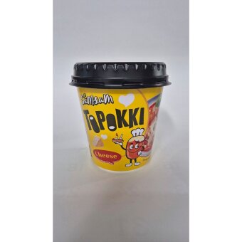Корейский рисовый пирожок SamSam Topokki в соусе со вкусом сыра 120 гр Корейский рисовый пирожок SamSam Topokki в соусе со вкусом сыра 120 гр