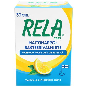Mолочно-кислые бактерии со вкусом лимона Rela Tabs (жевательные таблетки) 30 таблеток Rela