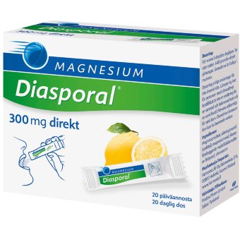 Витамины с магнием Diasporal Magnesium Direct 300 mg 20 пакетиков Harmonia Life