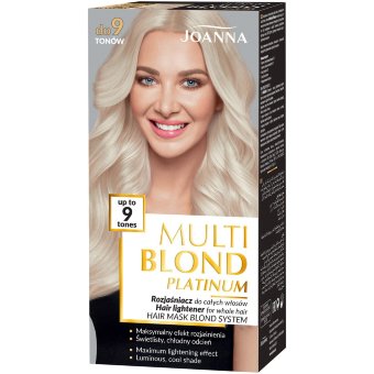 Краска для волос Joanna Multi Blond PLATINUM до 9 тонов