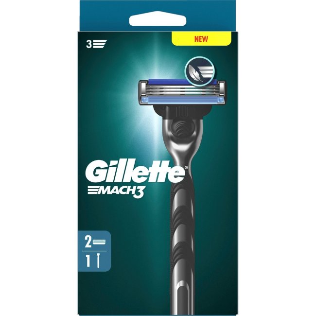 Бритвенный станок Gillette Mach3 + 1 кассета