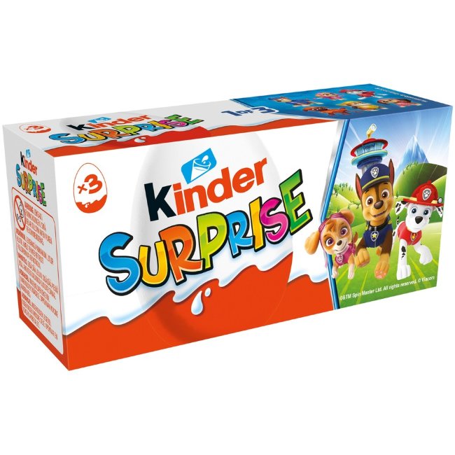 Шоколадное яйцо Kinder Suprise 3 шт