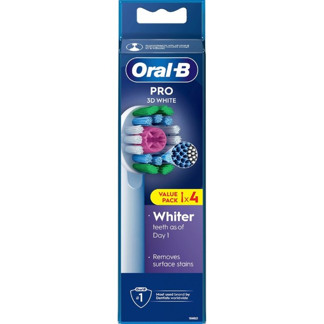 Заменяемые насадки Oral-B 3D White 4 шт