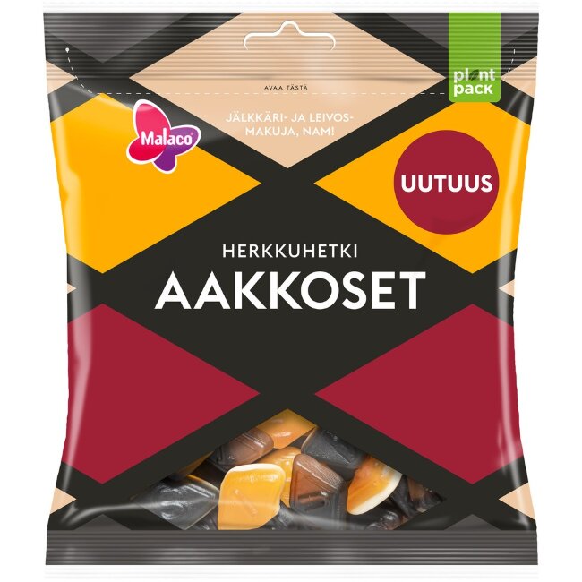 Микс конфет Malaco Aakkoset Herkkuhetki 280 гр