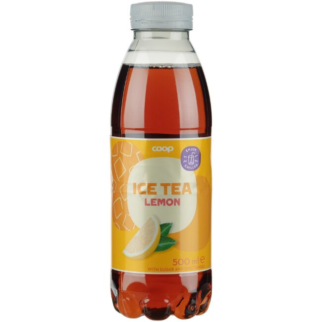 Холодный чай со вкусом лимона Coop light 500 мл Холодный чай со вкусом лимона Coop light 500 мл