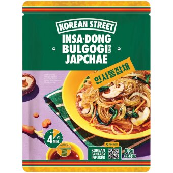 Стеклянная лапша с корейским соусом булгоги Korean Street Insa-dong 103 гр Стеклянная лапша с корейским соусом булгоги Korean Street Insa-dong 103 гр
