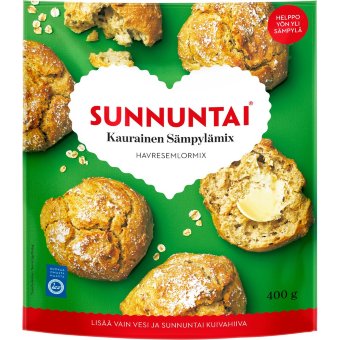 Мучная смесь для овсяных булочек Sunnuntai 400 гр