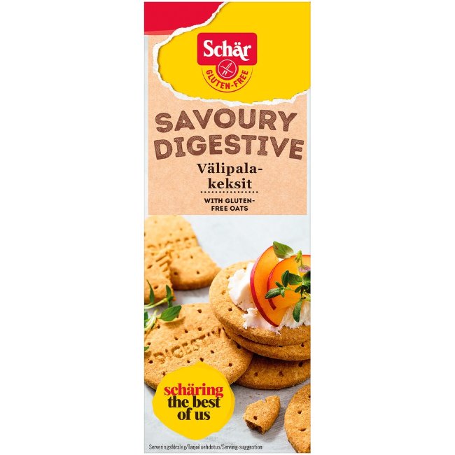 Печенье Digestive Schär без глютена 160 гр
