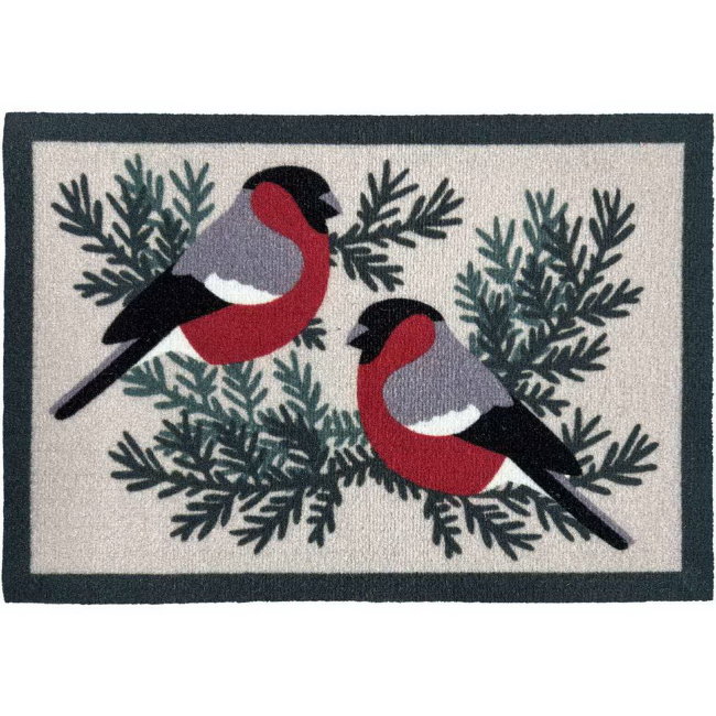 Коврик для порога "Снегири" Kotikulta 40 х 60 см