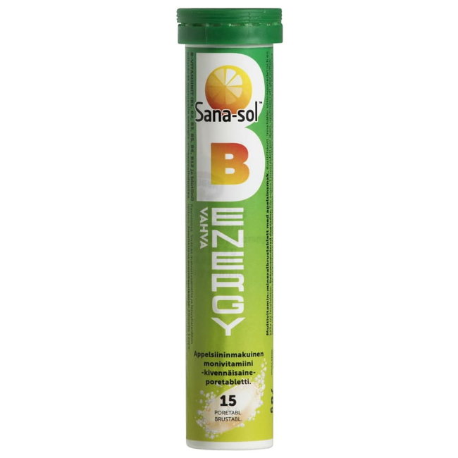 Витамины энергия Sana-sol B-Energy Vahva (апельсин) 15 штук