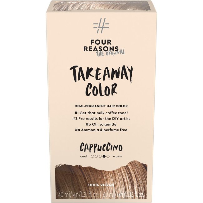Краска для волос Four Reasons Original Takeaway Color 7.35 Каппучино стойкая