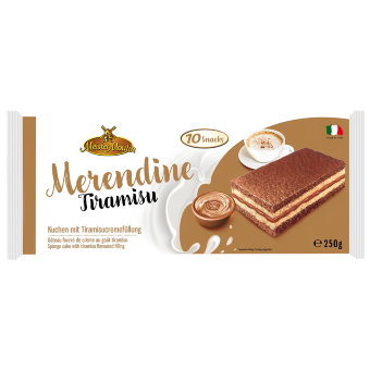 Бисквитные пирожные с кремовой начинкой со вкусом тирамису Meister MoulinBiscuit 250 гр