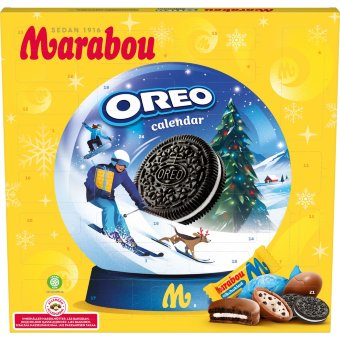 Боьшой рождественский календарь Marabou Oreo 275 гр