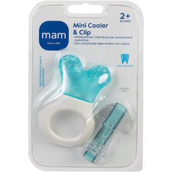 Игрушка-прорезыватель MAM Mini Cooler+Clip