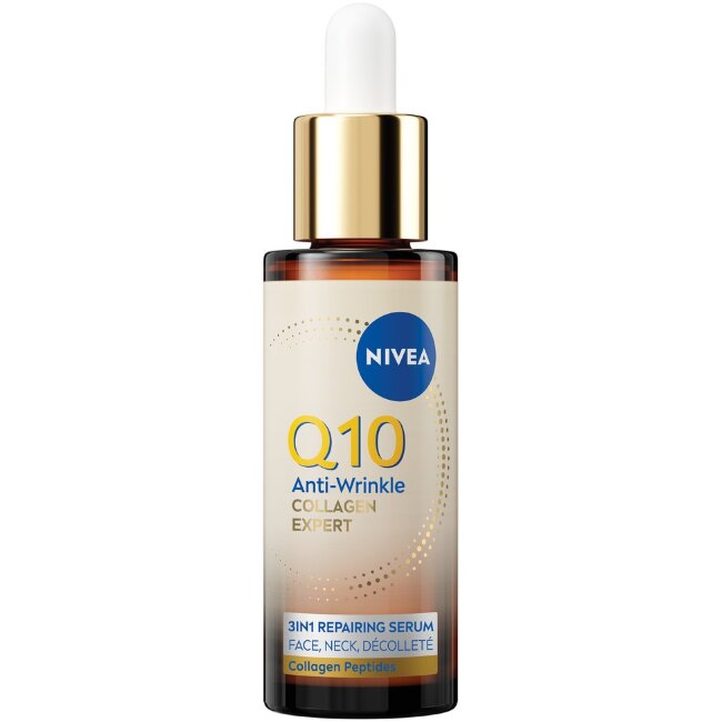 Сыворотка для лица NIVEA Q10 Anti-Wrinkle Collagen Expert 3в1 30 мл