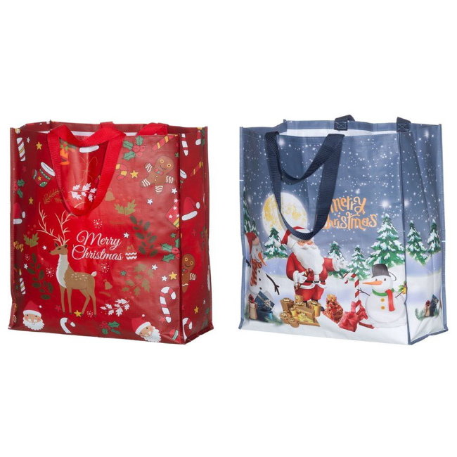 Прочная сумка "Рождество" из супермаркета в ассортименте Прочная сумка "Рождество" из супермаркета в ассортименте