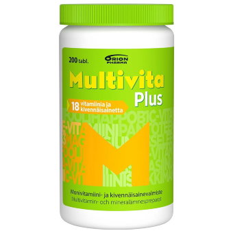 Витамины и минералы Multivita Plus таблетки 200 шт Витамины и минералы Multivita Plus таблетки 200 шт