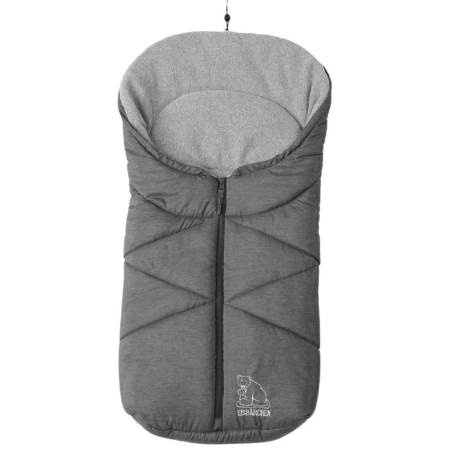 Минитеплый чехол Eisbärchen меланж серый