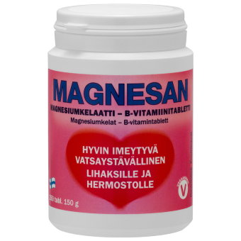 Витамины с магнием Magnesan Magnesium+B Vitamiini Hankintatukku 250 табл