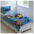 Детское постельное белье Paw Patrol 120x160+40x60 см синего цвета