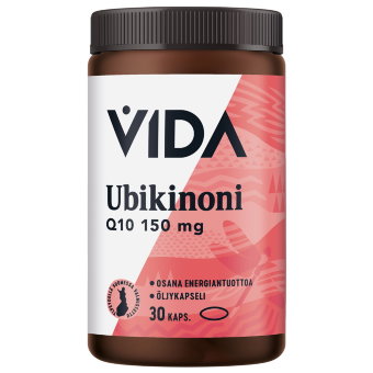 Витамины убихинон усиленный Ubichinon Q10 150 мг 30 капсул Vida