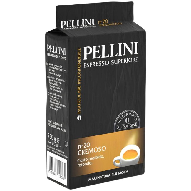 Молотый кофе для кофеварки Moka Pellini Cremoso 250 гр
