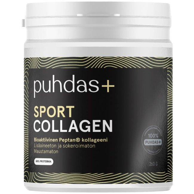 Порошок Puhdas+ Sport Collagen гидролизованный коллаген 260 гр