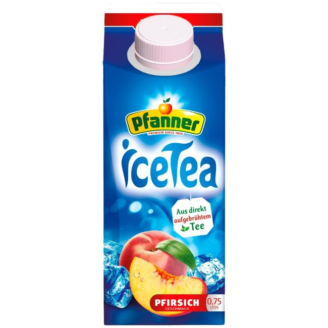 Холодный чай Pfanner с персиком 0,75 л