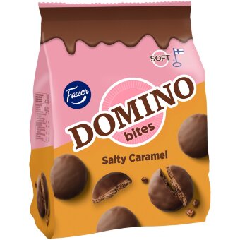 Печенье Domino Bites Salty Caramel 174 гр Печенье Domino Bites Salty Caramel 174 гр