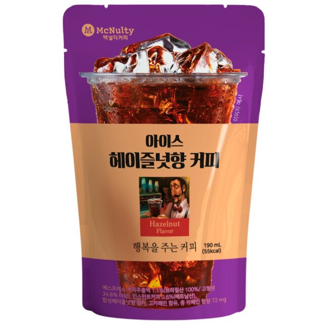 Холодный кофе McNulty Ice Americano с ореховым вкусом 190 мл Холодный кофе McNulty Ice Americano с ореховым вкусом 190 мл