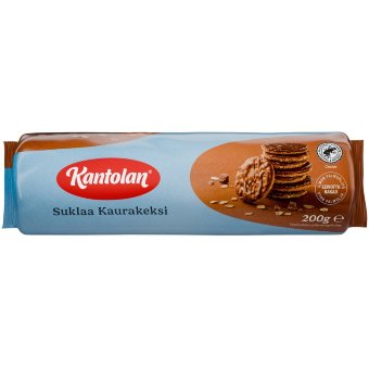Овсяное печенье с шоколадом Kantolan 200 гр