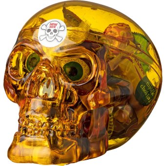 Конфетная смесь Hultén Halloween в форме черепа 333 гр