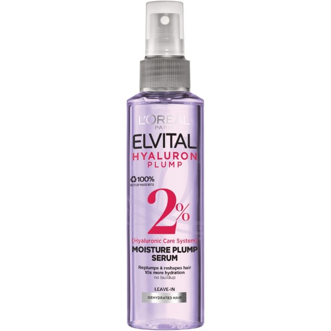 Сыворотка для волос L'Oréal Paris Elvital Hyaluron Plump для волос, нуждающихся в увлажнении 150 мл