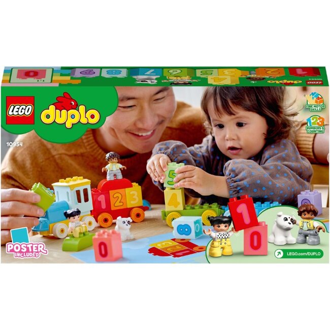 Игровой набор LEGO® DUPLO Мой первый поезд с числами 10954 – учимся считать Игровой набор LEGO® DUPLO Мой первый поезд с числами 10954 – учимся считать