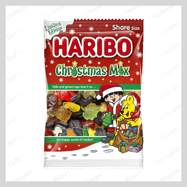 Рождественская смесь жевательных конфет Haribo Christmas Mix 375 гр Рождественская смесь жевательных конфет Haribo Christmas Mix 375 гр