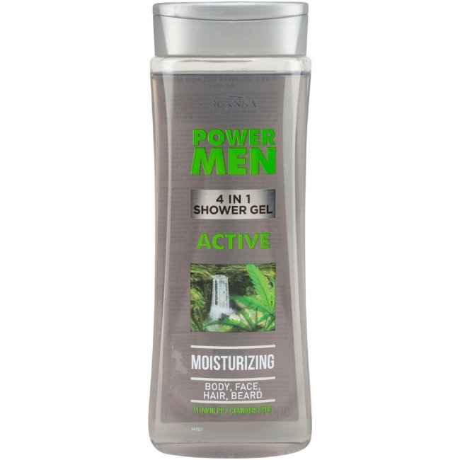 Гель для душа 4 в 1 Joanna Power Men active 300 мл Гель для душа 4 в 1 Joanna Power Men active 300 мл