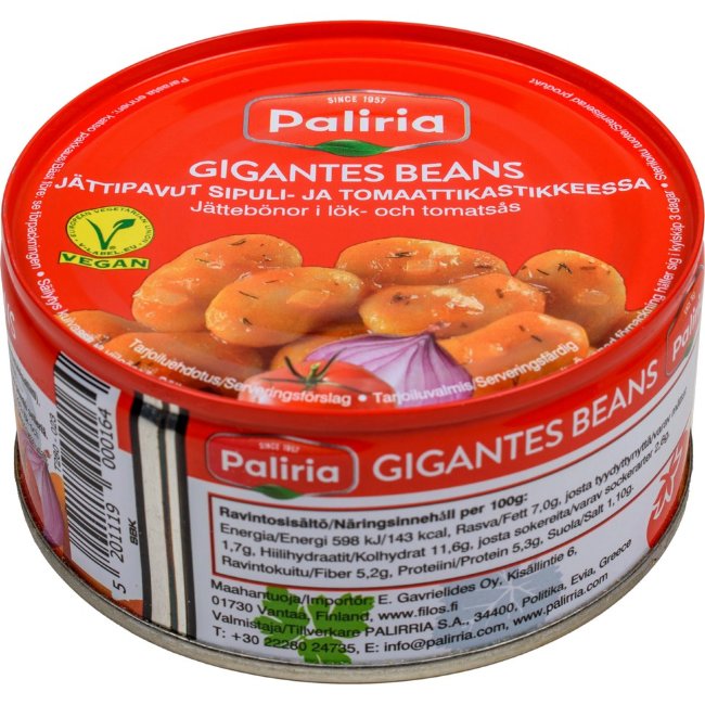 Белая фасоль в томатном соусе Palirria 280г