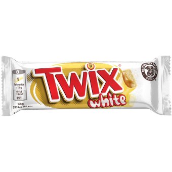Хрустящие шоколадные палочки Twix белый шоколад 46 гр