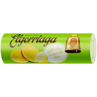 Печенье с лимонной начинкой Elgorriaga 240 гр