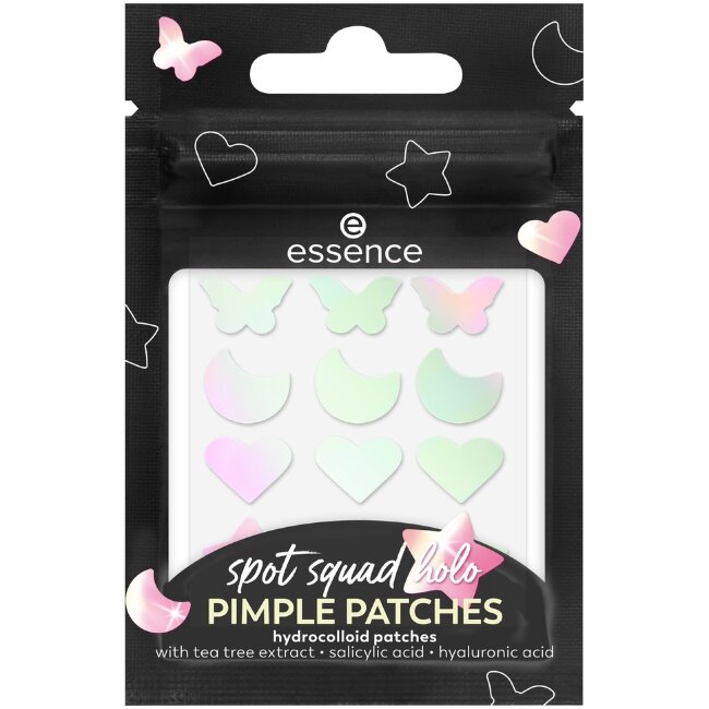 Патчи для прыщей essence spot squad holo PIMPLE PATCHES 10 Starlight Vibes 24 шт Патчи для прыщей essence spot squad holo PIMPLE PATCHES 10 Starlight Vibes 24 шт