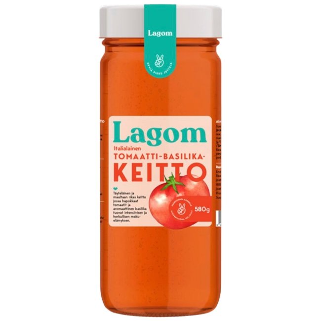 Итальянский томатно-базиликовый суп Lagom 580 гр